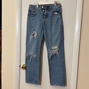 Levi's 501 blue jeans